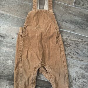 Baby Tan Corduroy Overalls